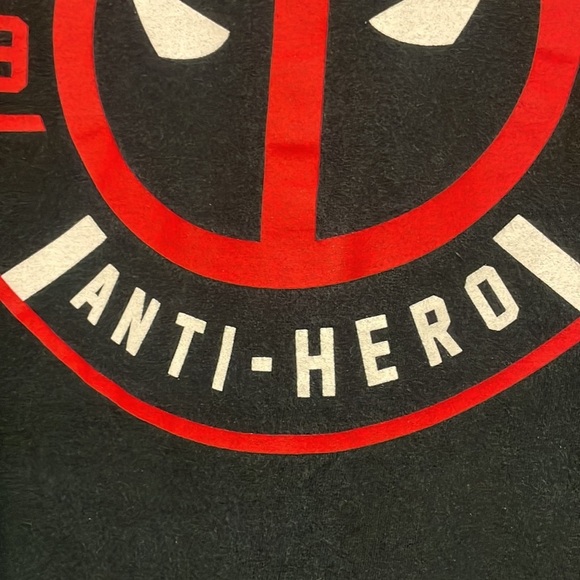 Marvel Dead Pool Anti-Hero  T-Shirt Black Red Sz XL Unisex, Marvel , Good shape! - Picture 5 of 6